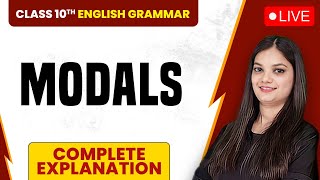 Class 10 English Modals  MODALS Complete Explanation  CBSE Class 10 English Grammar  by Nidhi Mam [upl. by Levenson167]