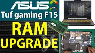 How to Upgrade RAM on Asus Tuf Gaming F15 FX506H Laptop  StepbyStep 💻 [upl. by Anthiathia545]