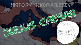 History Summarized Julius Caesar and the Fall of the Republic [upl. by Cowley934]