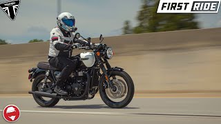 2024 Triumph Bonneville T120 DGR Edition  First Ride [upl. by Buzzell]