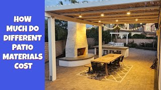 How much do different patio materials cost [upl. by Gomer25]