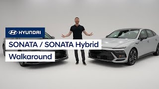 Walkaround  Refreshed 2024 SONATA and SONATA Hybrid  Hyundai [upl. by Diane627]