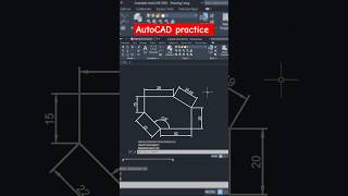 Autocad practice drawing  Cad by Ankit  autocad mechanical autocad autocad2d caddesign [upl. by Eilyak]