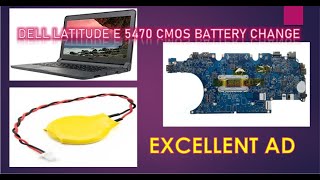 Dell Latitude E5470 CMOS Battery Change Excellent AD [upl. by Massab280]