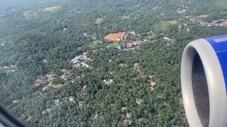 Flight landing in Calicut airport [upl. by Yrkcaz815]