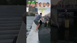 Messi VS Lehmann VS Dybala VS Garnacho VS Neymar VS Ronaldo  Water Fall Challenge [upl. by Clerk]