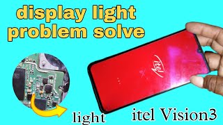 itel Vision3 display light problem solve mobilerepair [upl. by Krute575]