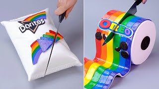 Making Hyper Realistic 3D Cake Recipes  Homemade Colorful Cake Decorating Idea [upl. by Saville]