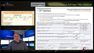 Can You Insure A Salvage Title [upl. by Aniale373]