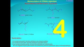 4chimie organque  Nomenclature des molécules organique [upl. by Seaden]