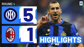 InterMilan 51  Inter claim city bragging rights Goals amp Highlights  Serie A 202324 [upl. by Alaehs]