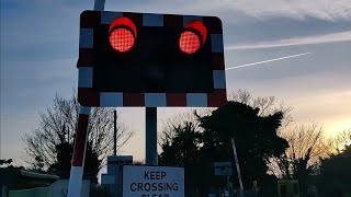 Cliffsend Level Crossing Kent [upl. by Irby261]