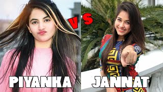 Piyanka mongia vs Jannat zubair Latest tiktok videos Compilation by TokClub tokclub [upl. by Danae]