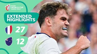 Hosts historic win over All Blacks  France v New Zealand  Rugby World Cup 2023 Extended Highlights [upl. by Heffron]