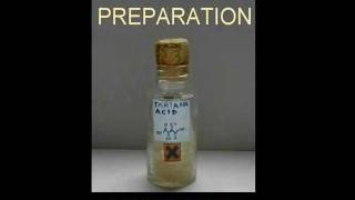 TARTARIC ACID PREPARATION [upl. by Posner]