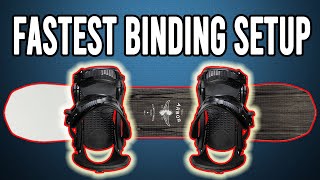 FAST amp EASY Way to Setup Snowboard Bindings [upl. by Cormier]