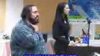 monica naranjo ensayando con luciano pavarotti quotagnus deiquot [upl. by Dranoc]