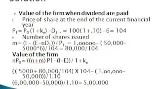 Dividend Policy 2 [upl. by Lohrman286]