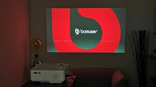 Bomaker C9 A Compact amp Powerful Home Cinema Projector  Full Review [upl. by Atlanta]