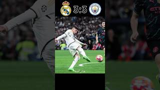 Real madrid vs Manchester city 33 UCL 2024  highlights football youtube shorts [upl. by Nadbus]