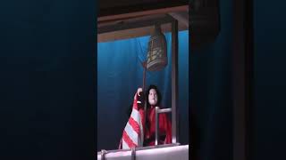 Bunraku  Japanese Puppet Theater at Gion Corner in Kyoto 伊達娘恋緋鹿子 文楽 shorts [upl. by Nowyt]