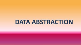 Data abstraction in tamil  levels of data abstraction in tamil [upl. by Derward]