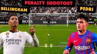 Bellingham vs Pedri Penalty Shootout eFootball Gameplay [upl. by Ahsot475]