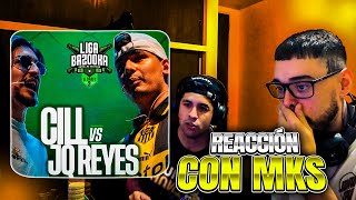 REACCIÓN CON MKS a ZAICO vs PABLITO ABR amp CILL vs JQ REYES  ligabazooka [upl. by Halehs]