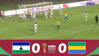 Lesotho contre Gabon 00  Éliminatoires AFCON 2025  Résumé de Match [upl. by Hplodur]