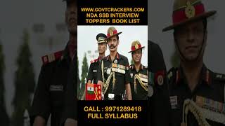 NDA 2 2024 SSB Interview Books List by Defence Experts  NDA Best Books  GovtCrackers [upl. by Llatsyrk811]