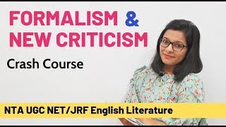 Formalism Literary Theory Crash Course for UGC NET English [upl. by Aibat]