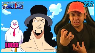 🎩 MEET LUCCI 🎩  One Piece  Episode 232  Reaction [upl. by Knut]