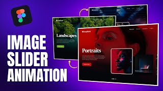 Create ADVANCED Image Slider Animation In Figma  Figma Tutorial [upl. by Afirahs348]