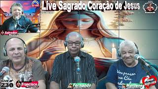 230181124Live Sagrado Coração de JesusRanchariaSP Contemplaremos o Santo Terço [upl. by Nosral]