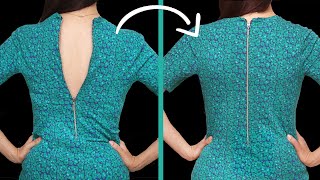 Sewing trick  how to expand any dress or blouse to fit perfectly [upl. by Layol]