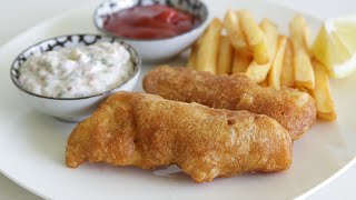 Fish and Chips Recipe  How To Make Fish and Chips [upl. by Keene]