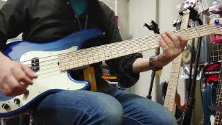 Sadowsky MetroLine 21Fret Hybrid PJ Bass 5String  Blue Transparent Satin DEMO2 [upl. by Annid]