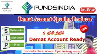 FundsIndia Demat Account Opening  FundsIndia Refer And Earn  How To Open Demat Account in Tamil [upl. by Porty]