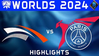 HLE vs PSG Highlights  Worlds Swiss Stage 2024  Hanwha Life vs PSG Talon by Onivia [upl. by Rabbaj]