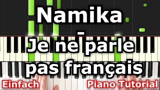 Namika  Je ne parle pas français  Piano Tutorial  German [upl. by Llerol479]