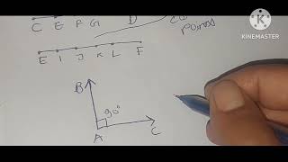 Collinear and Non collinear points angle formation [upl. by Brenza]