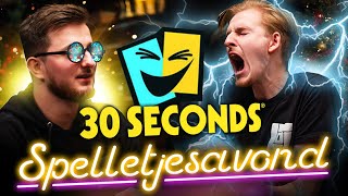 30 SECONDS MET SCHOKBAND met Matthy Koen Jeremy en Egbert  SPELLETJESAVOND 2 [upl. by Burt176]