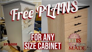 Free Plans for ANY Sized Cabinet  OpenCabinets [upl. by Norreht589]