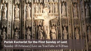 Parish Eucharist for the First Sunday of Lent  St Albans Cathedral [upl. by Kone]