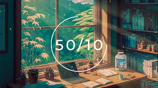 5010 Pomodoro Timer ★︎ Cozy Room with Lofi Music for Relaxing Studying and Working ★︎ 3 x 50min [upl. by Nanreh]