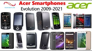 Acer Smartphones Evolution 2009  2021  Acer Tab History  Techfinity Lab [upl. by Perlie702]