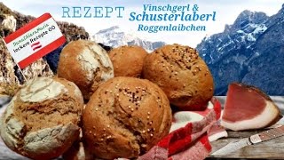 leckere Rezepte OÖ 🇦🇹 Vinschgerl Vinschgauer Schusterlaberl Roggenlaibchen RezeptBrotampGebäck [upl. by Faubion]