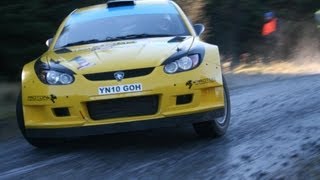 ScottishBritish Rally Highlights 2012  crashes and mistakes HD [upl. by Ayatahs]