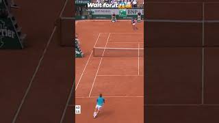 NadalWawrinka RG 2017The best shot of tournament tennis nadal sports [upl. by Naletak]