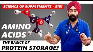 Science of Suppliments S2E1  AMINO ACIDS  Protein ka Asli Tatva  DrEducation Hindi [upl. by Cristobal]